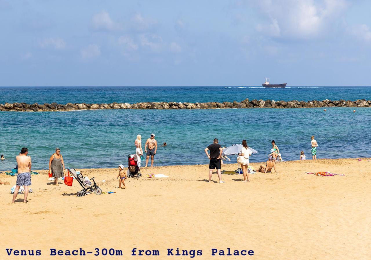 105 Kings Palace - Fabulous 2 Bed, 2 Bath, Large Patio With Garden - Sea Views Paphos Exterior photo